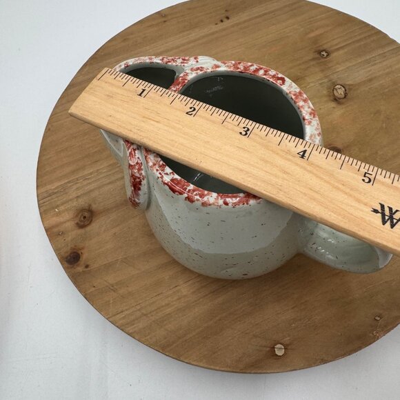 Rustic Elephant shape 3D Tea Mug whimsical good luck happy trunk up - Picture 9 of 9